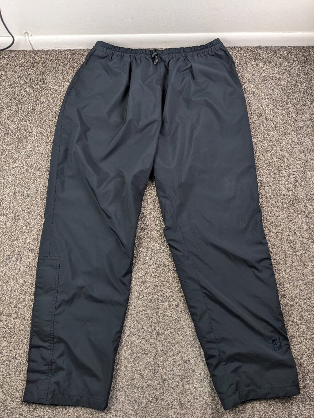 FootJoy DryJoys HydroLite Waterproof Golf Rain Pants Black Men’s XL 32" Inseam